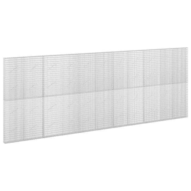 vidaXL Gabion s drátem 3,5 mm a sítem 5x2,5 cm 550x10x200 cm