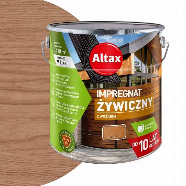 Altax Impregnát pryskyřičný 9L Kaštan
