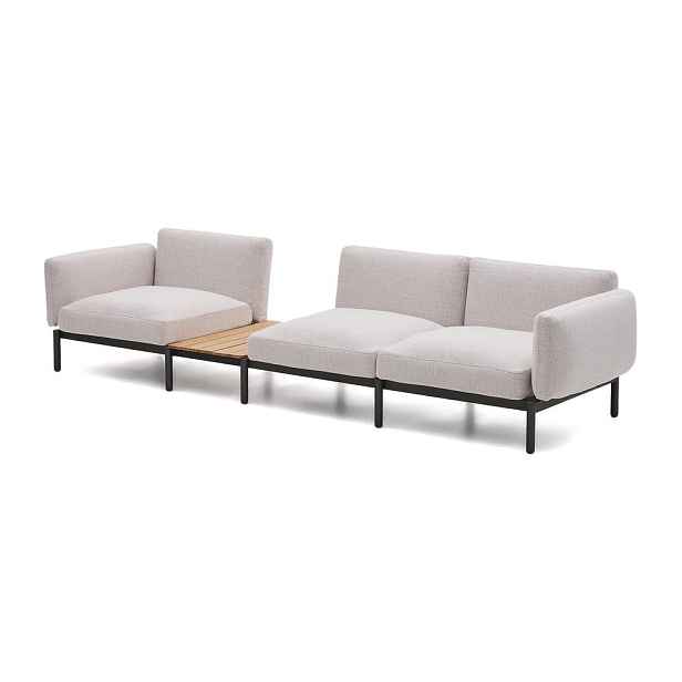 Béžová čalouněná zahradní pohovka Sorells – Kave Home
