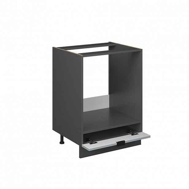Vicco SKŘÍŇKA NA VESTAVĚNOU TROUBU Fame-Line Světle modrošedá 60 cm , PD Dub