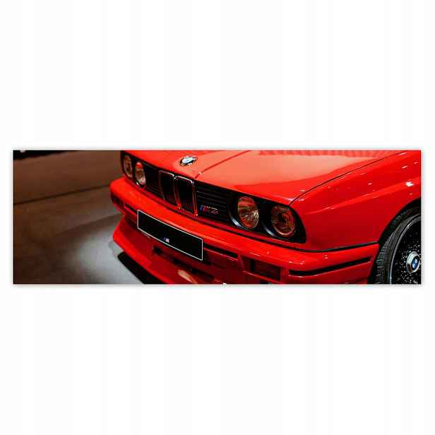 Plakáty 200x66 Červené Bmw M3 Trojka