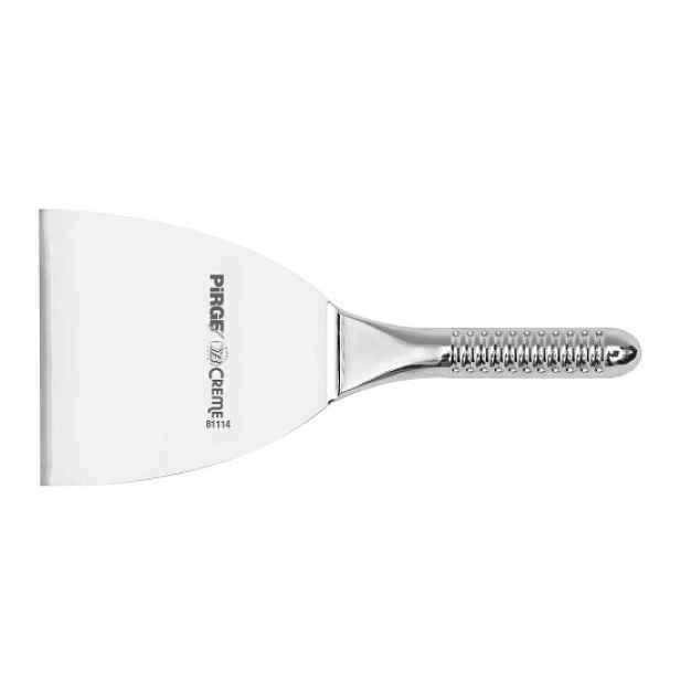 Cukrářská stěrka č. 4, nerezavějící, 12,5 cm, "Creme" - Pirge