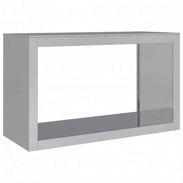 vidaXL Stojan na palivové dřevo 100 x 40 x 80 cm pozinkovaná ocel