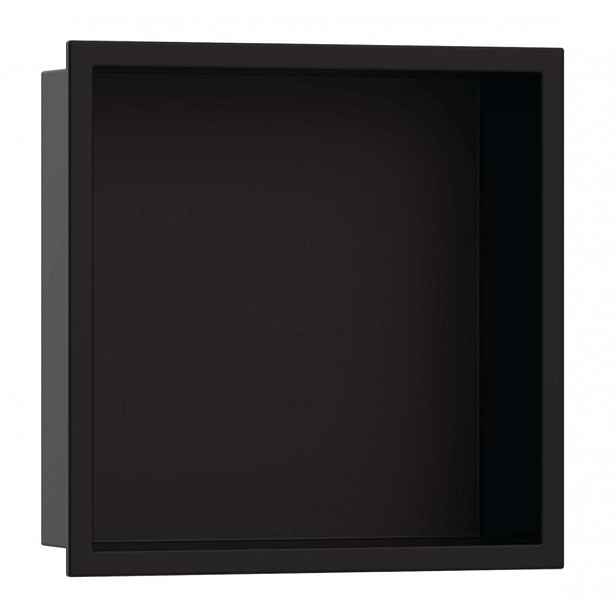 Hansgrohe XtraStoris Original - Výklenek do stěny s rámem, 30x30x10 cm, matná černá 56061670