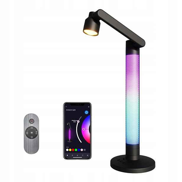 Led Stolní Lampa Wifi Smart Tuya Plug Ambient Rgbww Dálkový Ovladač Inteligentní
