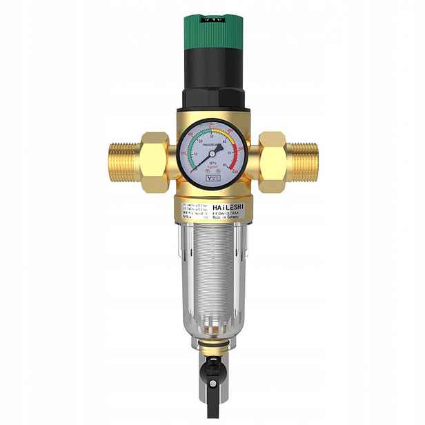 X-home Reduktor Tlaku Vody 3/4" Samočistící Filtr Ocel