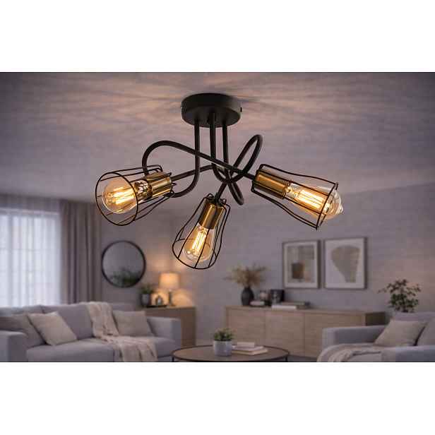 Euro-Lamp Stropní Svítidlo Ines 3 zlatá 3x60W Výrobce