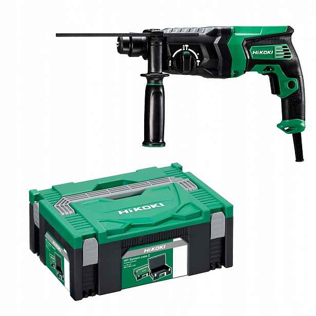 Vrtací kladivo HiKOKI DH26PC2 Wsz Hsc Sds+ 830W 2,9J 3 režimy kufr Hsc 2