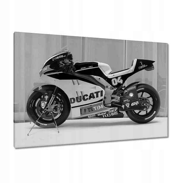 Obrazy 120x80 Závodní motocykl Ducati