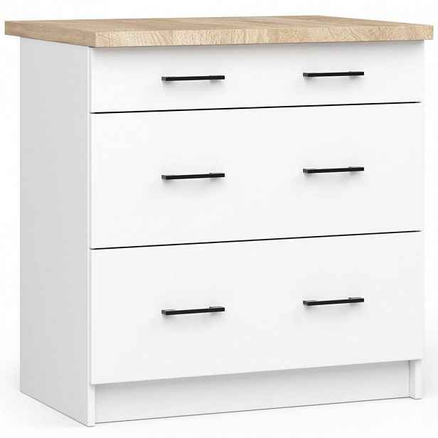 RAUMHIRSCH FURNITURE SPODNÍ SKŘÍŇKA Bílá 85/80/46