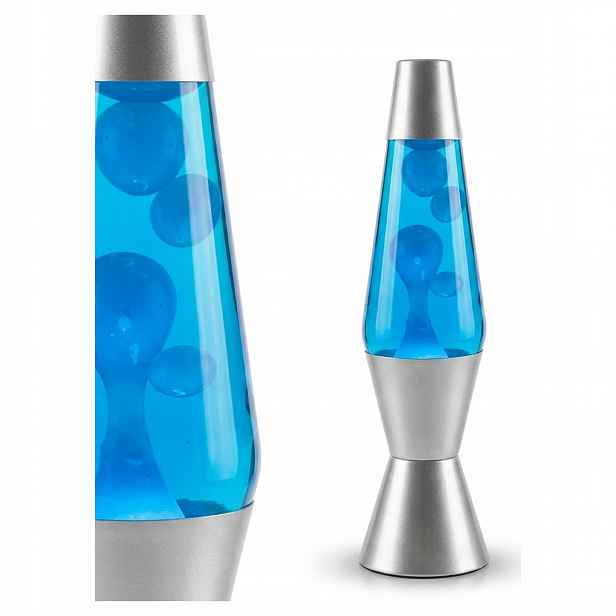 Led Stolní Lampa 25W Inovativní Lávová Dekorativní Stříbrná Na Stůl