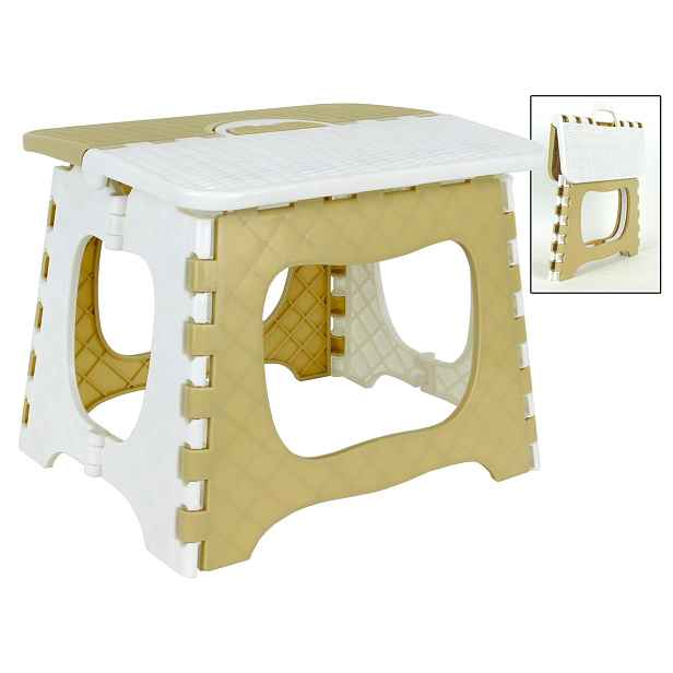 PROHOME - Stolička 19x25x20cm skládací plastová různé barvy