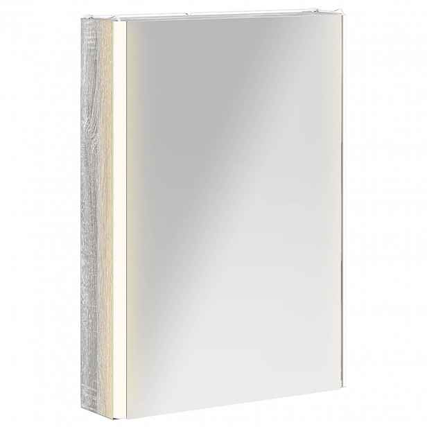 vidaXL Koupelnová zrcadlová skříň Šedá Sonoma 43 x 11,5 x 60,5 cm