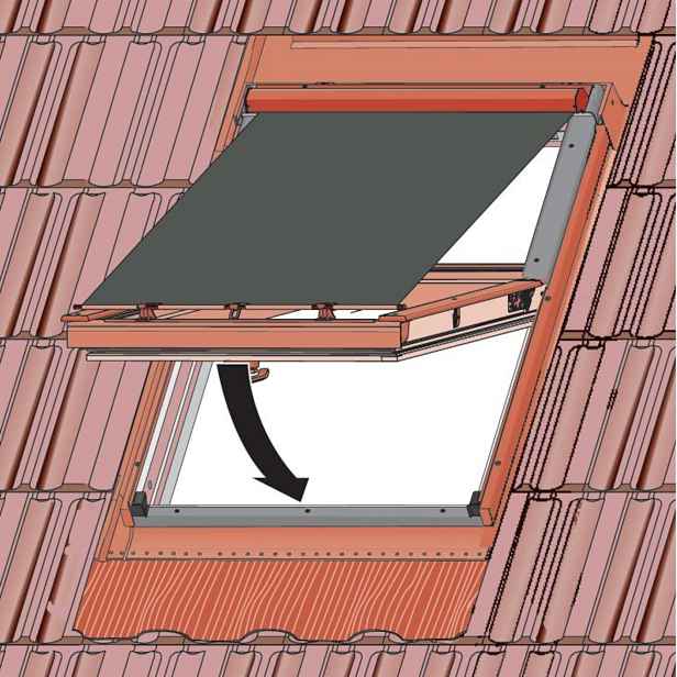 Markýza venkovní Tondach Exterior blind TEB 08907 78×140