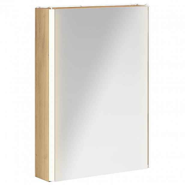 vidaXL Koupelnová zrcadlová skříň Dub artisan 43 x 11,5 x 60,5 cm