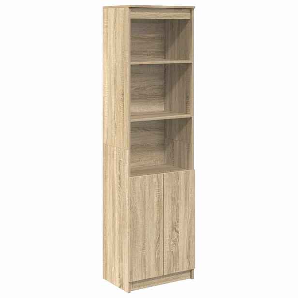 vidaXL Vysoká deska Sonoma Dub 50x35x180 cm Dřevěná konstrukce