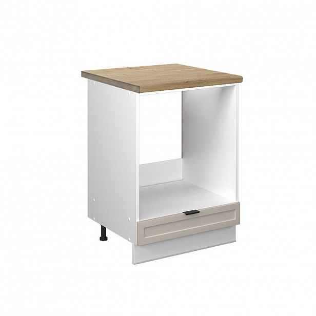 Vicco SKŘÍŇKA NA VESTAVĚNOU TROUBU Fame-Line GreyBeige 60 cm , PD Dub