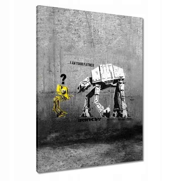 Obrazy 60x80 Banksy I am your father