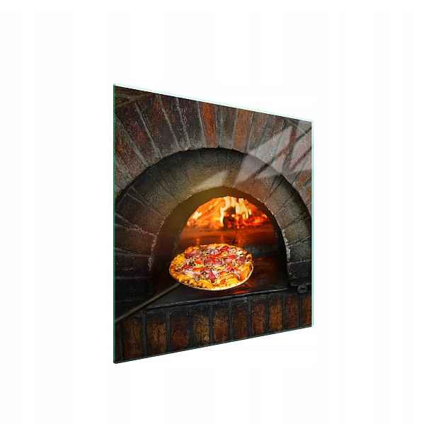 7v1 Skleněná ochranná deska na sporák 50x52 Pizza