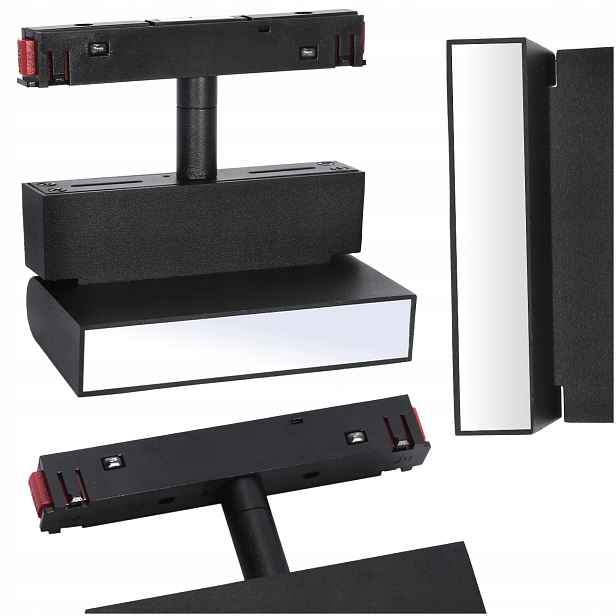 Magnetická Lampa 3000K Černá Vysoká Účinnost Úspora DDCX-008