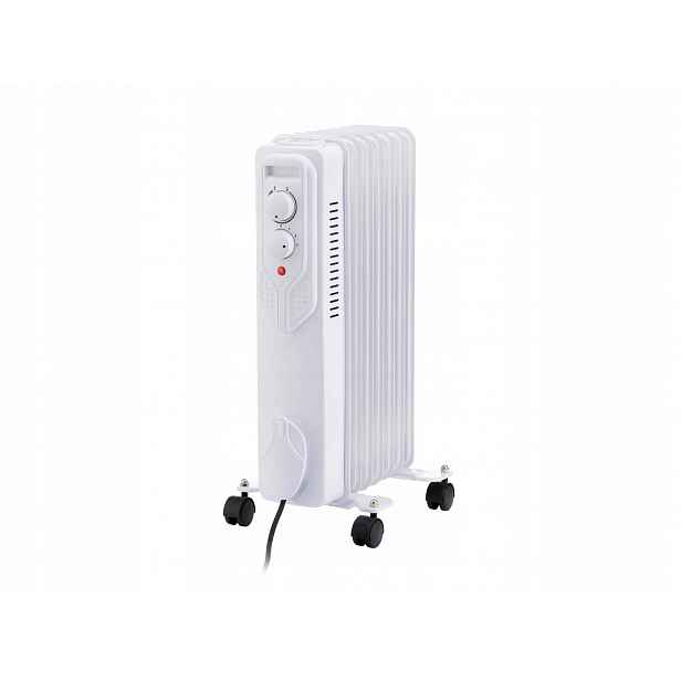 Olejový radiátor SilverCrest Sor 1500 G4 7 žeber, 1500 W, bílý