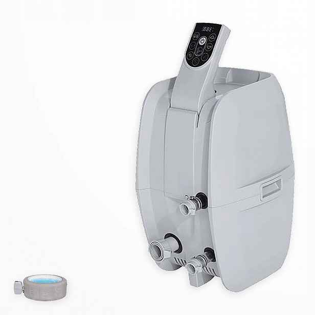 Topná pumpa AirJet šedá do lázní Lay-Z-Spa Zurich 60065 Bestway 180 x 66 cm