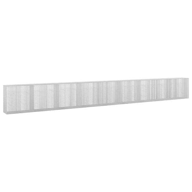vidaXL Gabion s drátem 3,5 mm a sítem 5x2,5 cm 900x50x100 cm