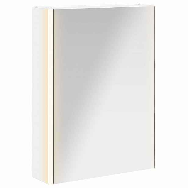 vidaXL Koupelnová zrcadlová skříň Bílá 53,5 x 15,5 x 70 cm