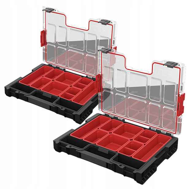 Qbrick System Pro Organizér 200 modulární s víkem box na nářadí x2