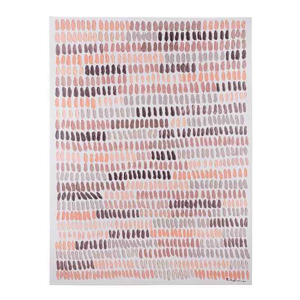 Obraz s ručně malovanými prvky s rámem/na plátně 90x120 cm Naska – Bizzotto