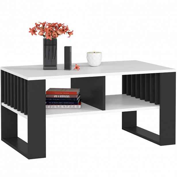 RAUMHIRSCH FURNITURE KONZOLOVÝ STOLEK bílý, černý 45/92/53