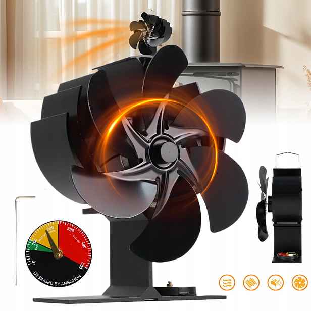 Ventilátor Kamna Na Dřevo, Ventilátor Krbu Pro Topná Kamna