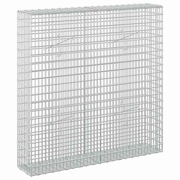 vidaXL Gabion s drátem 3,5 mm a sítem 5x2,5 cm 100x20x100 cm