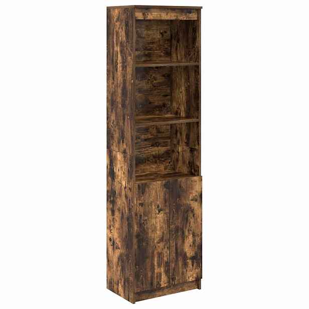 vidaXL Vysoká deska kouřový dub 50x35x180 cm Dřevěné konstrukce