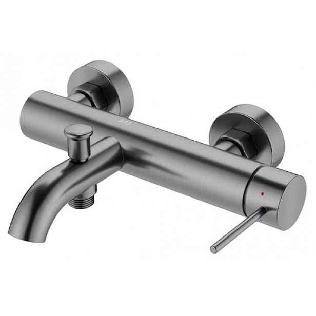 Vanová baterie SAT Aurum bez sprchového setu 150 mm broušený gun metal SATBAUR222BGM