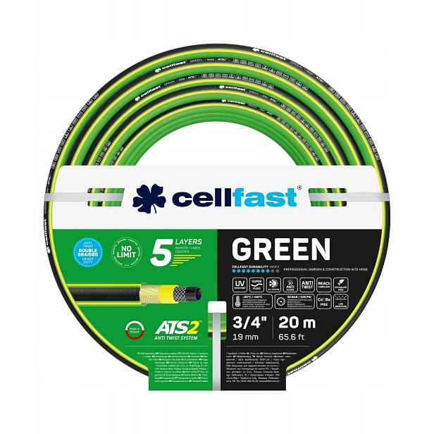 Hadice Green ATS2 3/4 20 m Cellfast