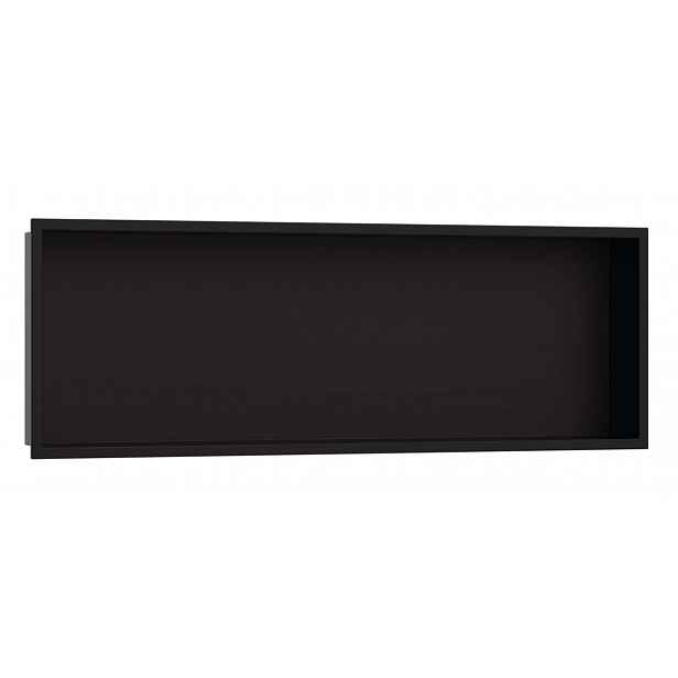Hansgrohe XtraStoris Original - Výklenek do stěny s rámem, 30x90x10 cm, matná černá 56067670
