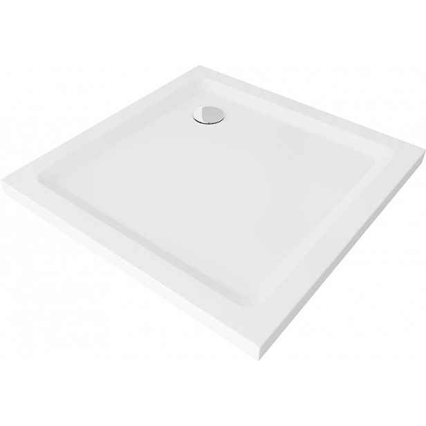 MEXEN - Sprchová vanička čtvercová 80x80, bílá 40108080