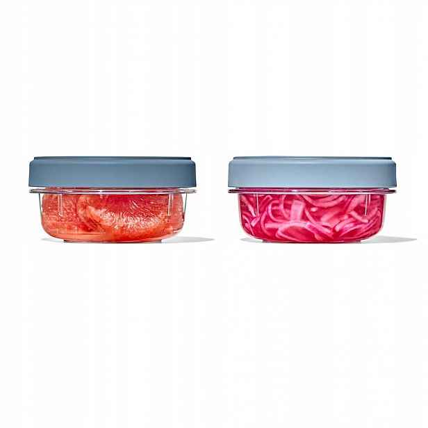 Sada 2 nádob 355 ml Twist & Stack Good Grips Oxo mikrovlnná myčka nádobí