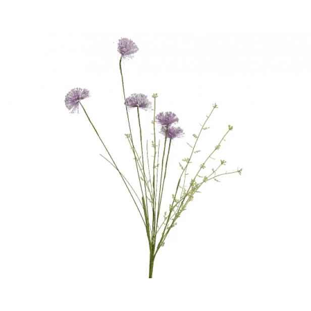Umělá květina Polní kvítí 60 cm, fialová