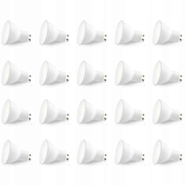 20x Led žárovka GU10 1W Teplá Barva Sada 3000K Lls