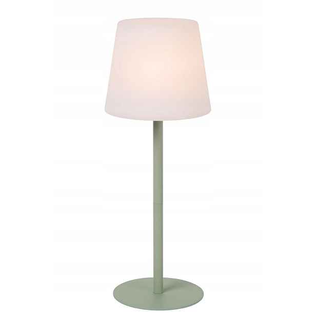 Lucide Tyon Led terasová lampa 2W akumulátorová IP65 zelená 41 cm
