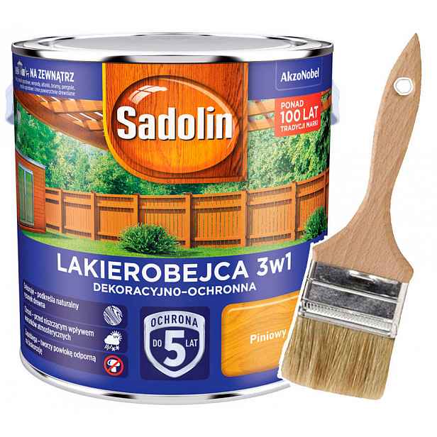 Sadolin Lak na dřevo 3v1 2,5L Piniový
