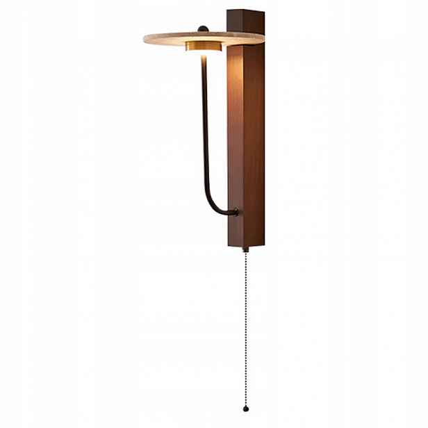 Strapatto nástěnné svítidlo 40 cm podlouhlé Led moderní kamenné béžové