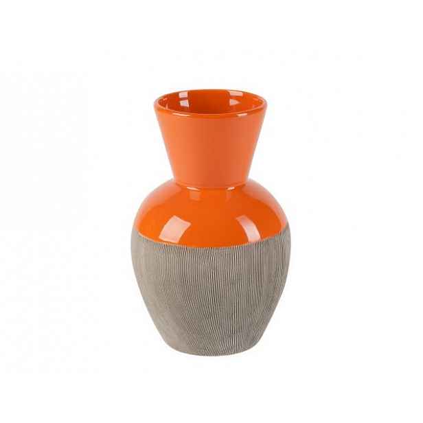 Váza Rotund add, oranžová