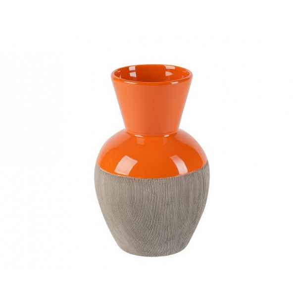 Váza Rotund add, oranžová