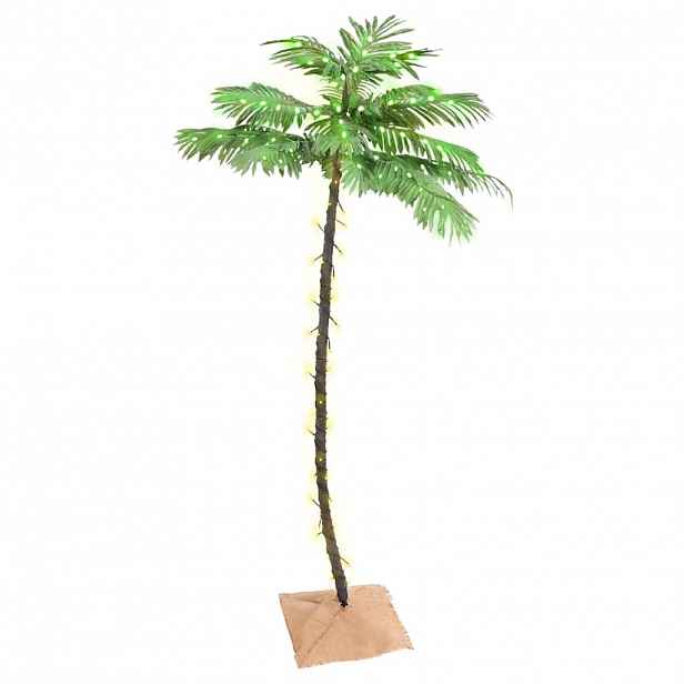 vidaXL Palma s 96 teplými bílými LED diodami 180 cm