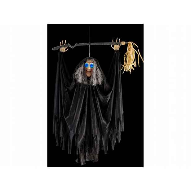 Závěsná dekorace Čarodějnice Halloween 110 cm