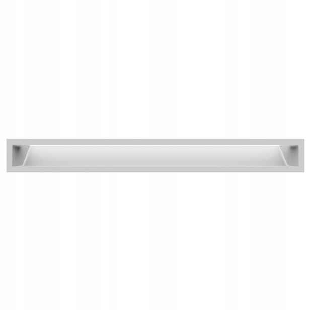 Ventilační Krbová Mřížka Luft pro krb Sf 90x800 bílá 9x80 kovová