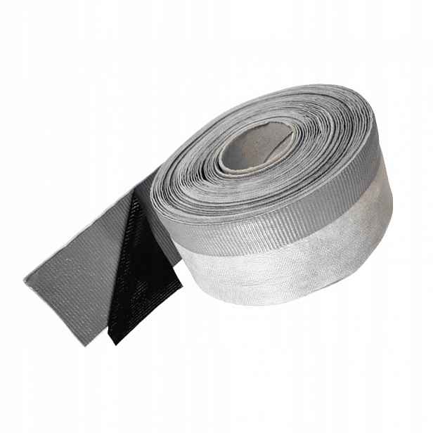 Butyl SM4080P 100 mm/10 m, Páska, Butyl Laminát S Netkanou Textilií